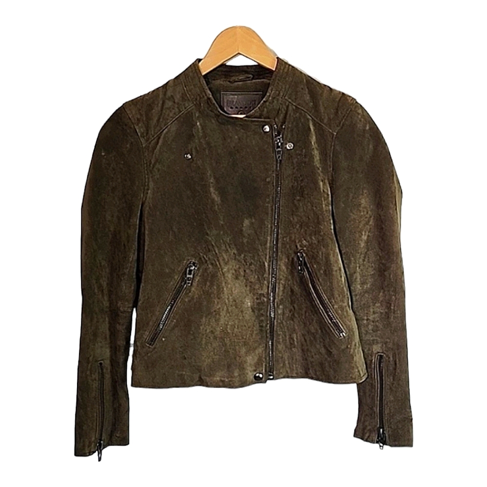 BLANK NYC 100% Leather moto jacket size S - Picture 6 of 11